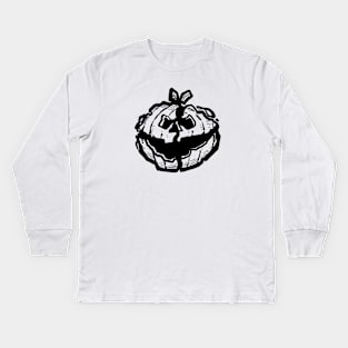 Happy grimey holleween! Kids Long Sleeve T-Shirt